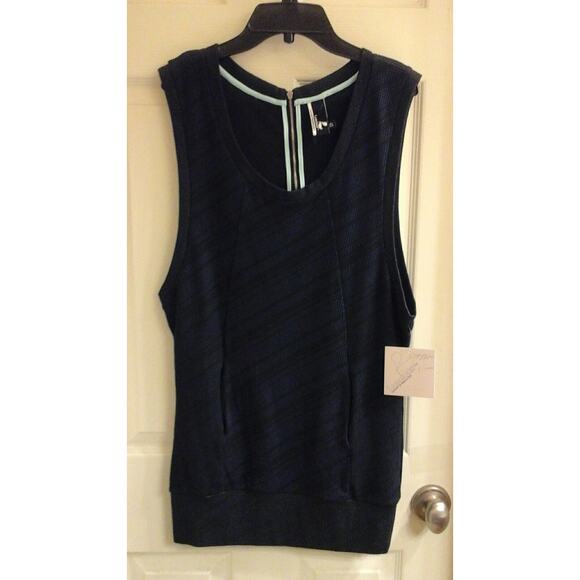 luscious by Rebecca Ford Tops - Luscious by Rebecca Ford Blouse, Women's sz small petite, blk, sleeveless, NWT